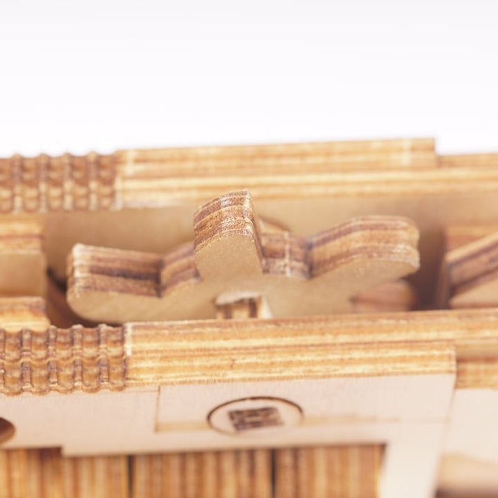 Close-up of wooden matches with a blurred background
